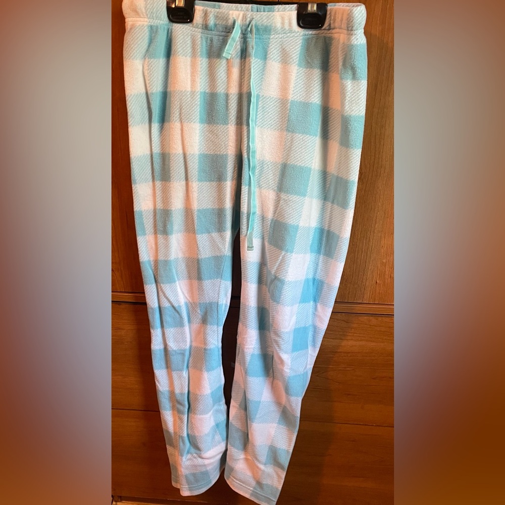Bluenotes Blue and White Pajama Set Relaxed Fit